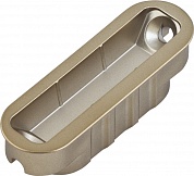 Картинка B02402.05.12 (=B01402) Ответ. магнитная планка AGB Minimal (античная бронза) для Mediana Polaris